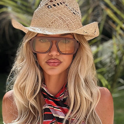 ALIX - TERRACOTTA + CHAMPAGNE TINT + SUNGLASSES