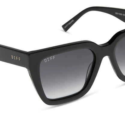 AMARA - BLACK + GREY GRADIENT SUNGLASSES
