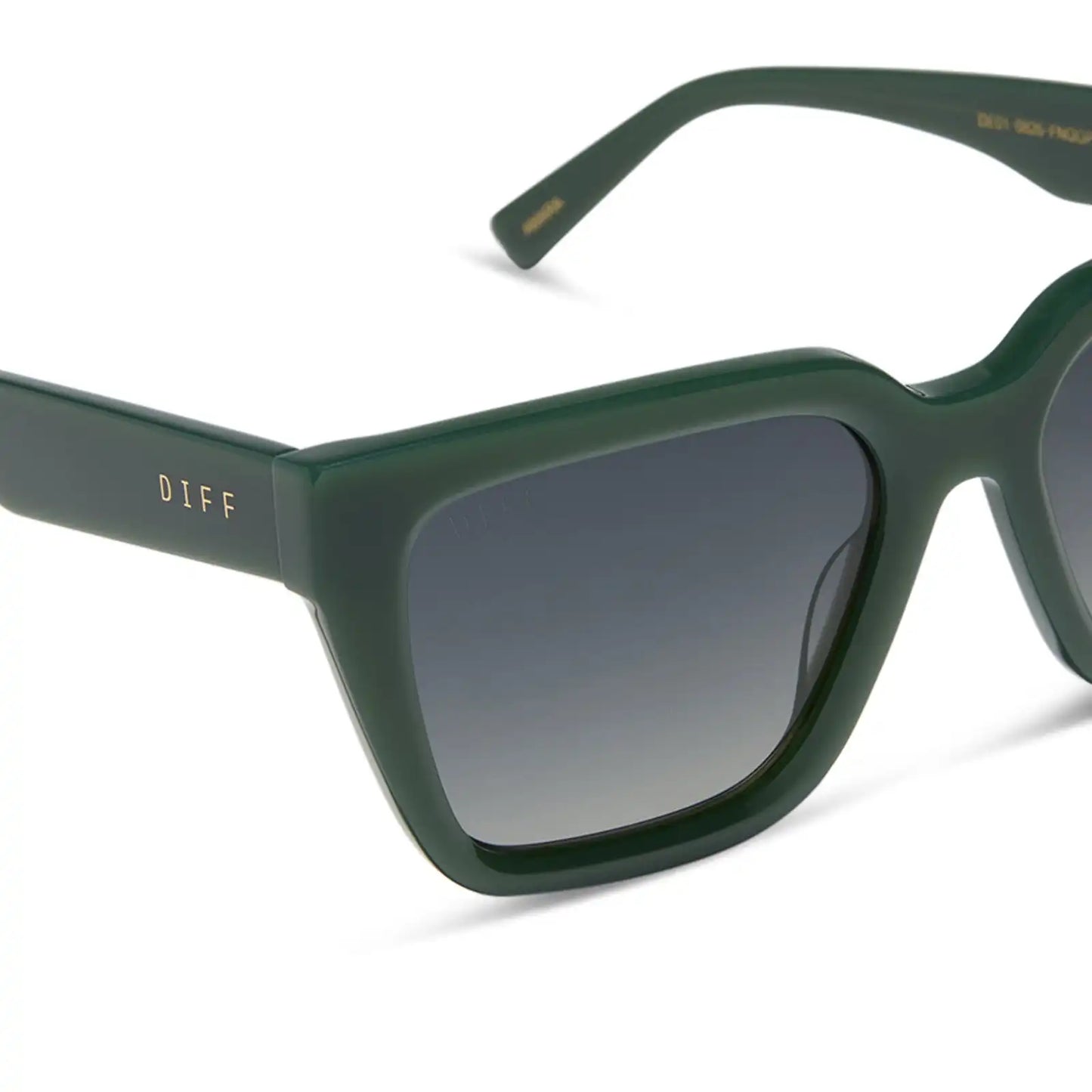 AMARA - FAIRWAY GREEN + GREY GRADIENT + POLARIZED SUNGLASSES
