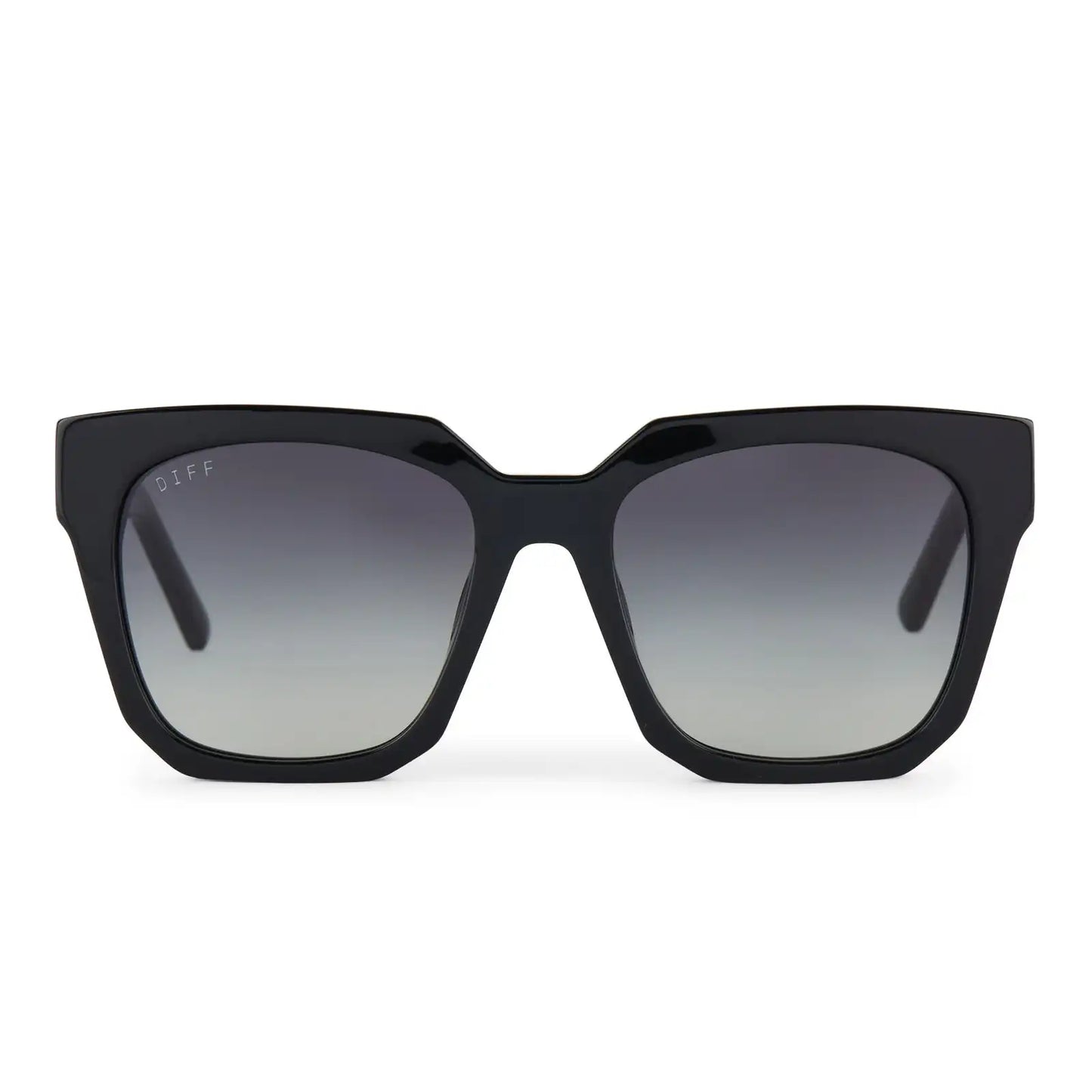 ARIANA - BLACK + GREY GRADIENT SUNGLASSES