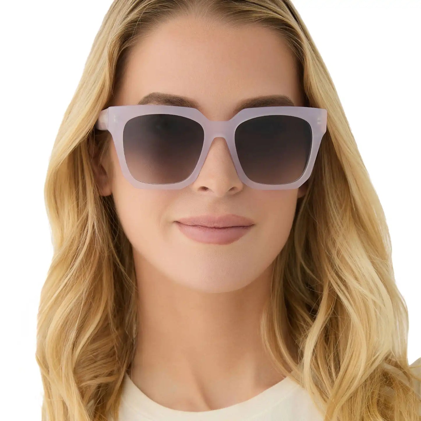 ARIANA - THISTLE + GREY GRADIENT SUNGLASSES