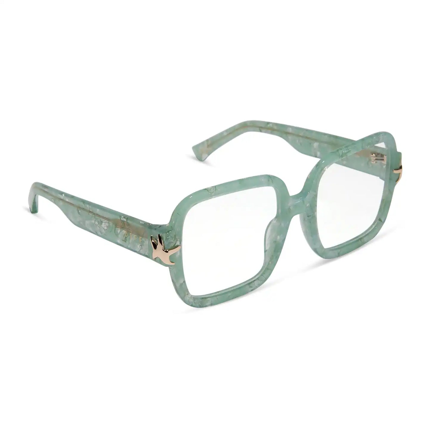 ARIEL - GREEN PEARL + GLASSES