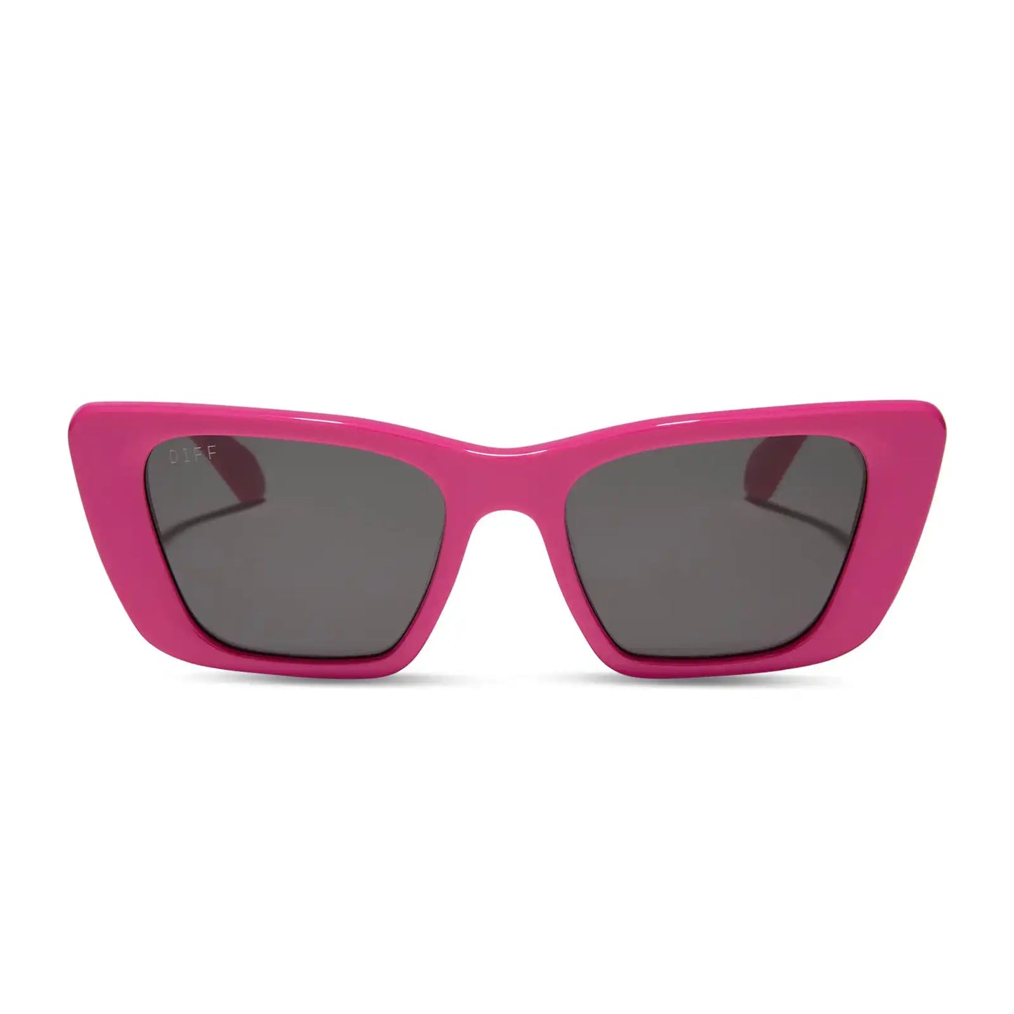 AURA - BRIGHT PINK + GREY SUNGLASSES