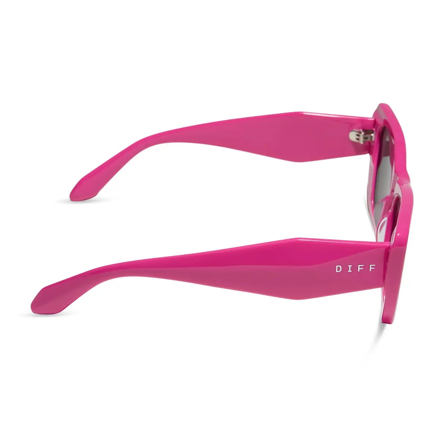 AURA - BRIGHT PINK + GREY SUNGLASSES