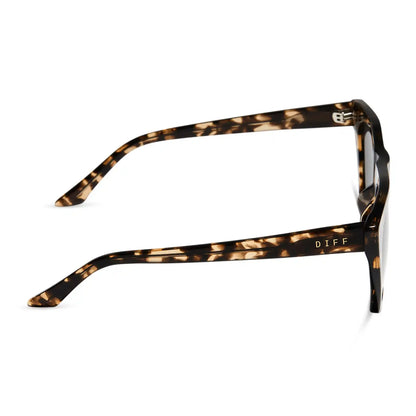 AVRIL - ESPRESSO TORTOISE + GREY SUNGLASSES