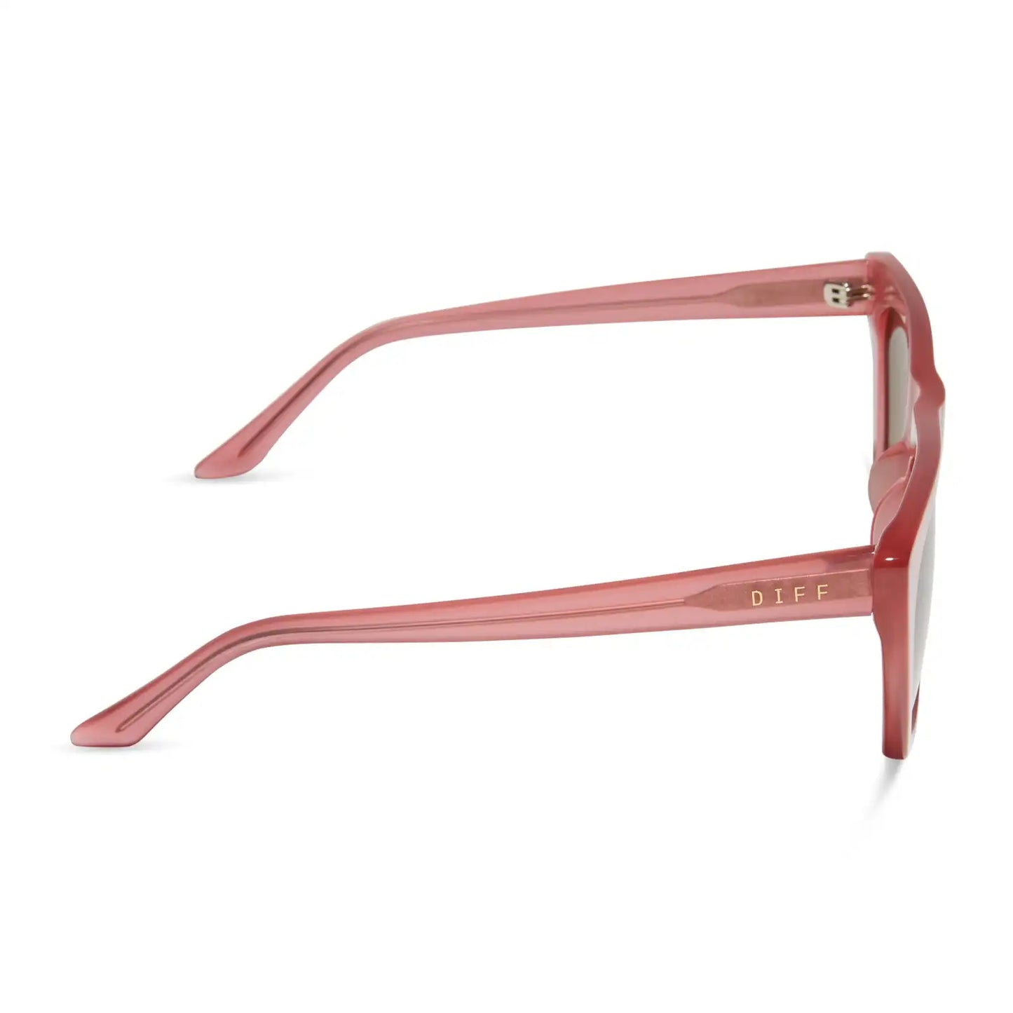 AVRIL - GUAVA + BROWN SUNGLASSES