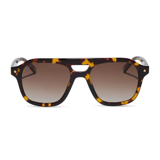 THE COAST - TORTOISE + BROWN GRADIENT + POLARIZED SUNGLASSES