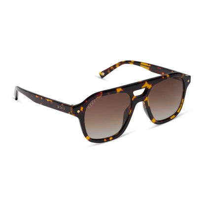THE COAST - TORTOISE + BROWN GRADIENT + POLARIZED SUNGLASSES