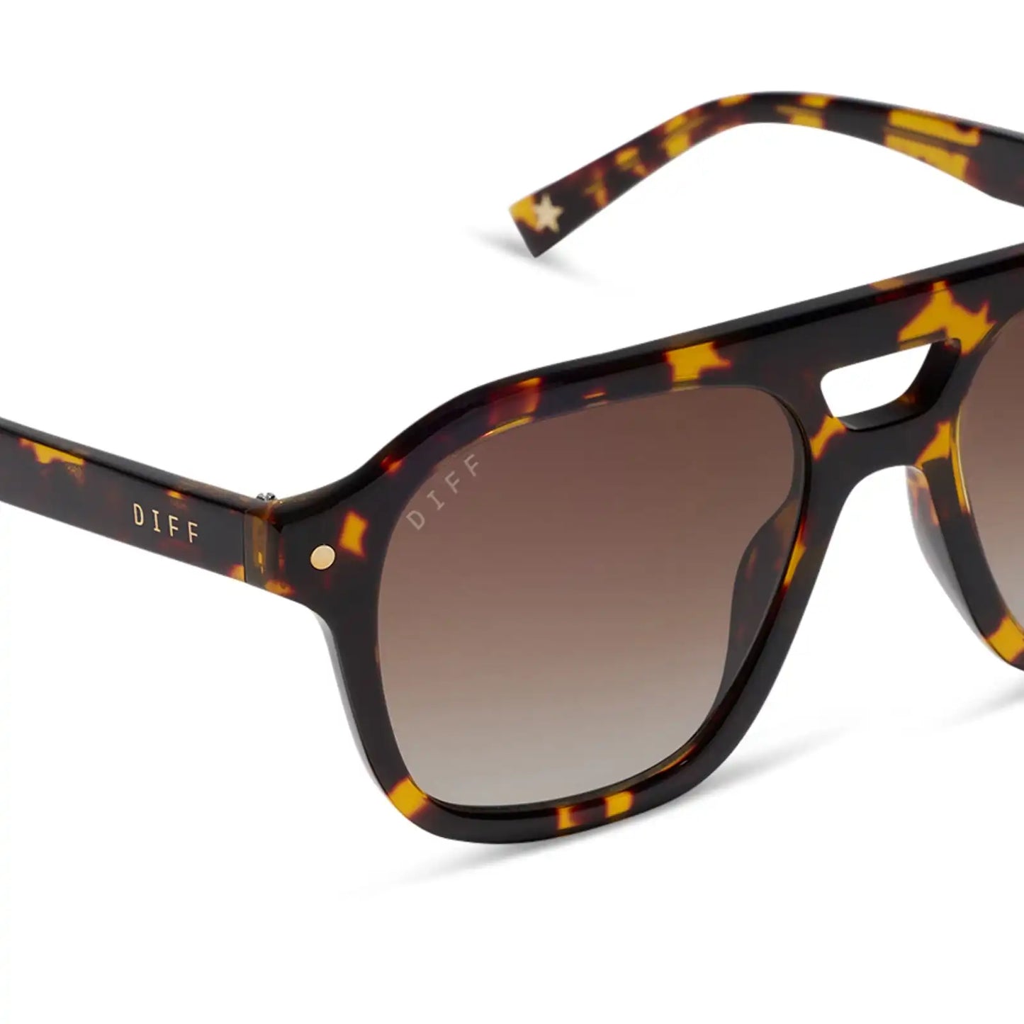 THE COAST - TORTOISE + BROWN GRADIENT + POLARIZED SUNGLASSES