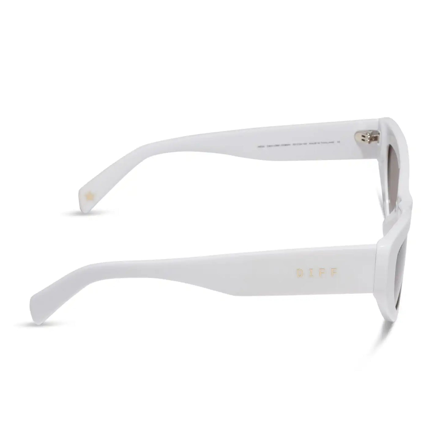 THE MESA - WHITE + BROWN GRADIENT SUNGLASSES