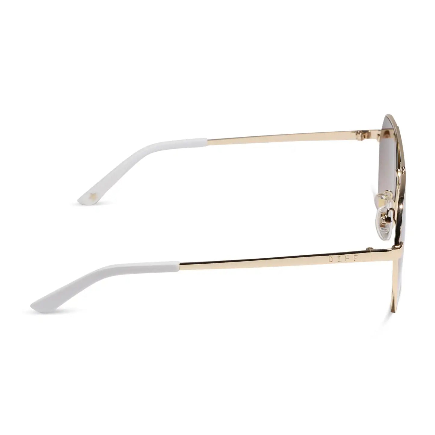 THE RESERVE - GOLD + BROWN GRADIENT SUNGLASSES