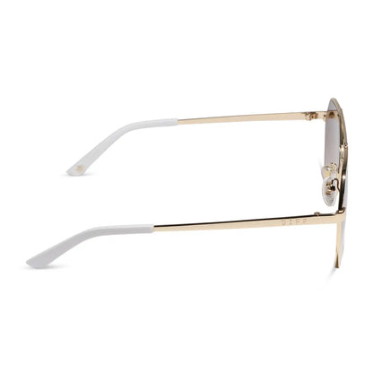 THE RESERVE - GOLD + BROWN GRADIENT SUNGLASSES
