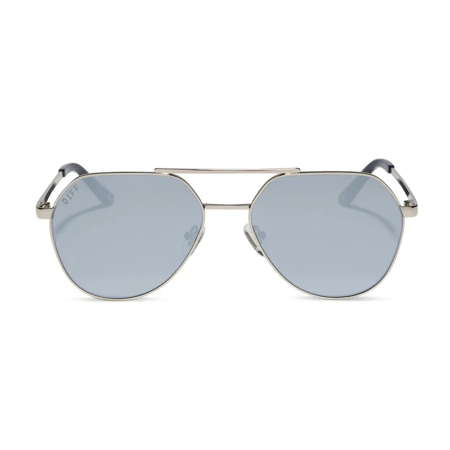 THE RESERVE - SILVER + SILVER MIRROR + POLARIZED SUNGLASSES