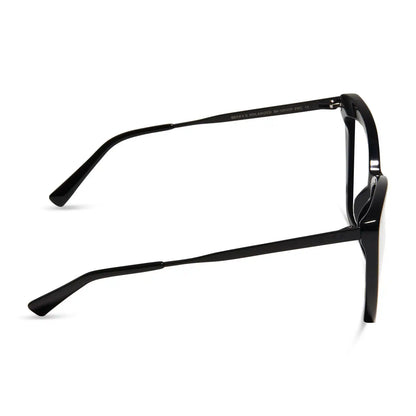 BECKY II - BLACK + GLASSES
