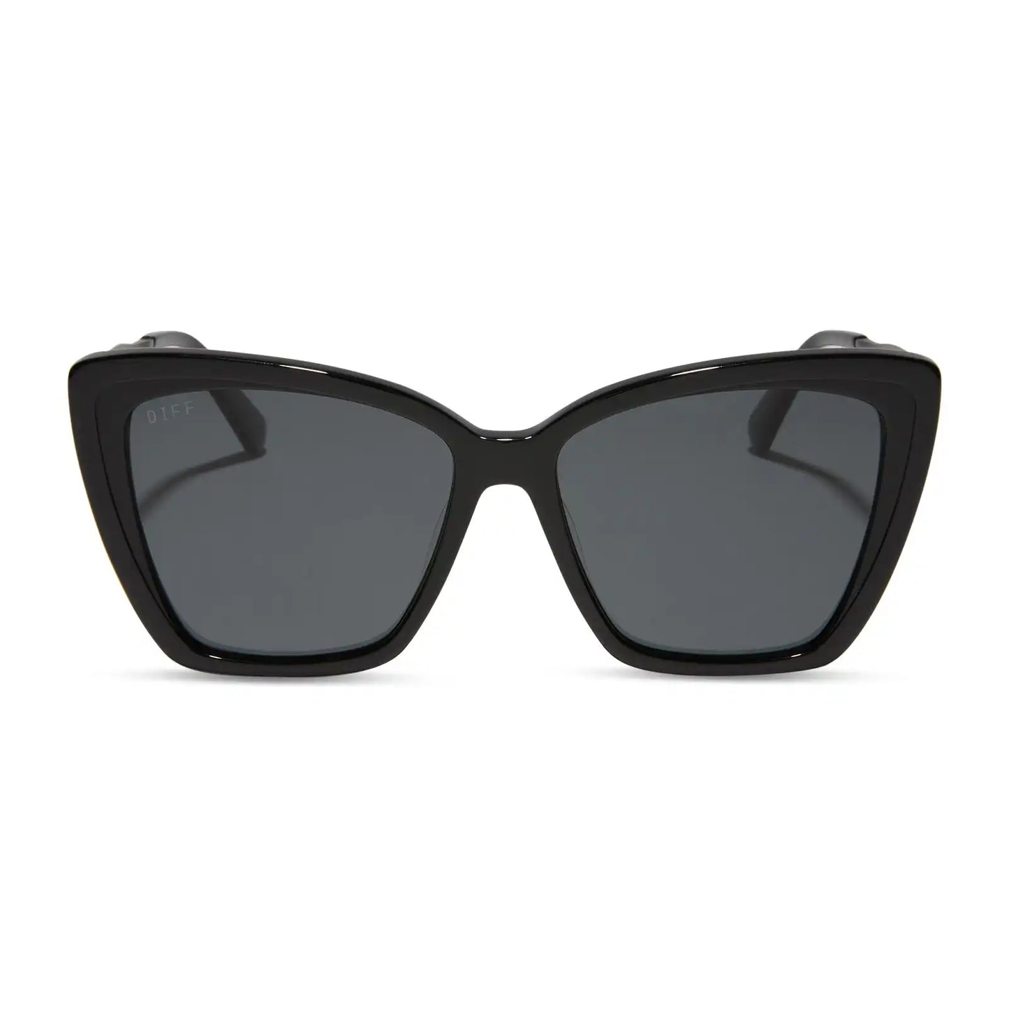 BECKY II - BLACK + GLASSES