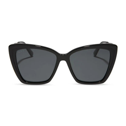 BECKY II - BLACK + GLASSES