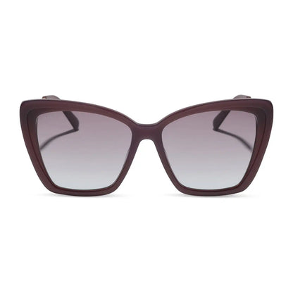BECKY II - COCOA POWDER + COCOA POWDER TO BABY BLUE GRADIENT + SUNGLASSES