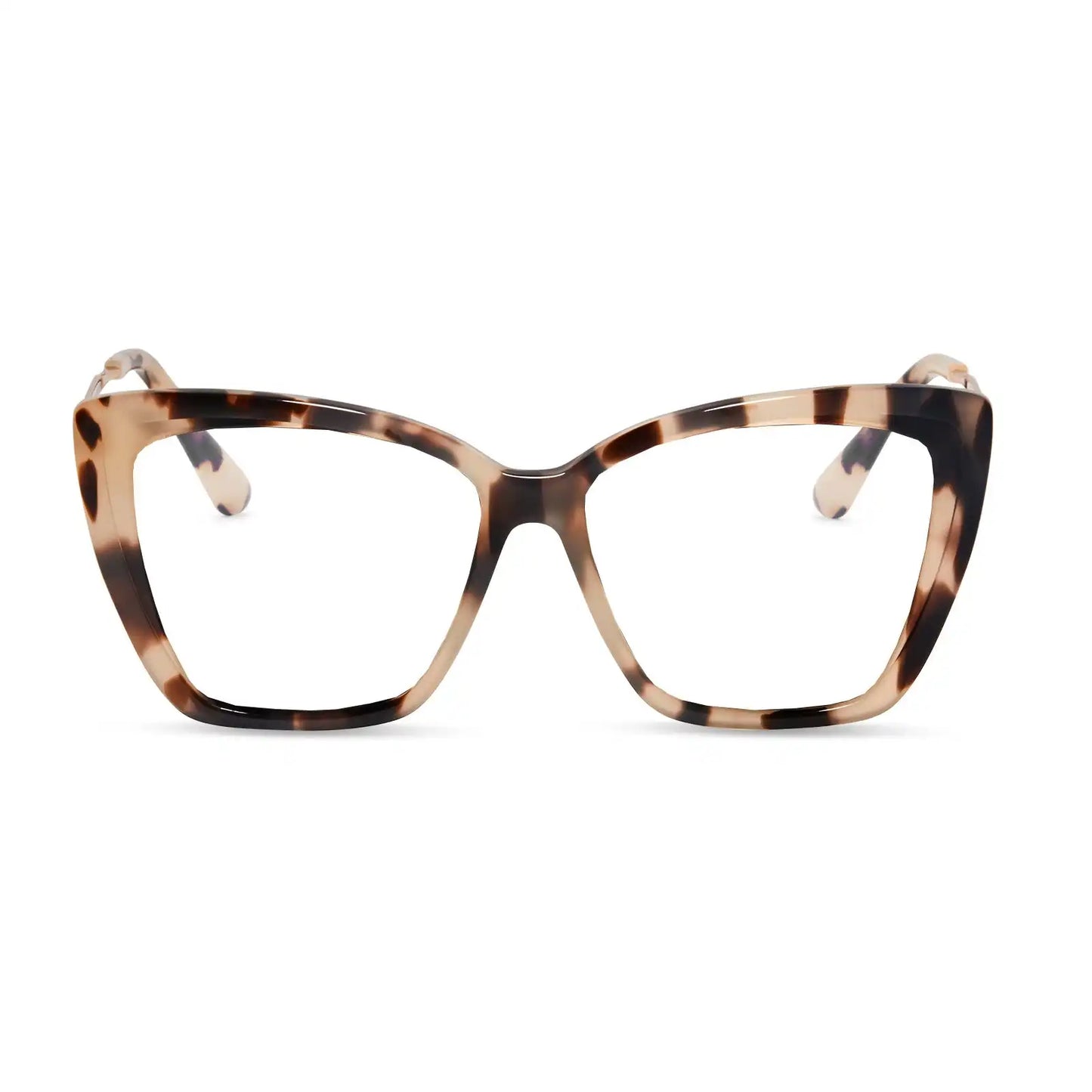 BECKY II - CREAM TORTOISE + BLUE LIGHT TECHNOLOGY GLASSES