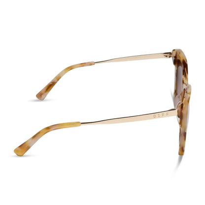 BECKY II - GILDED TORTOISE + BROWN GRADIENT SUNGLASSES