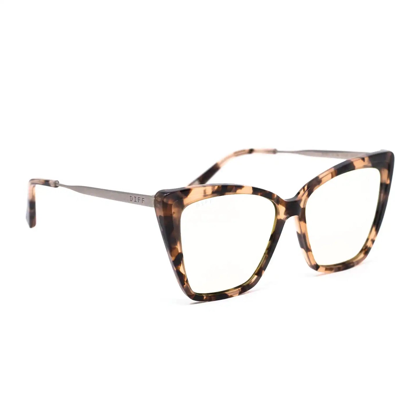 BECKY II - HIMALAYAN TORTOISE + BLUE LIGHT TECHNOLOGY GLASSES