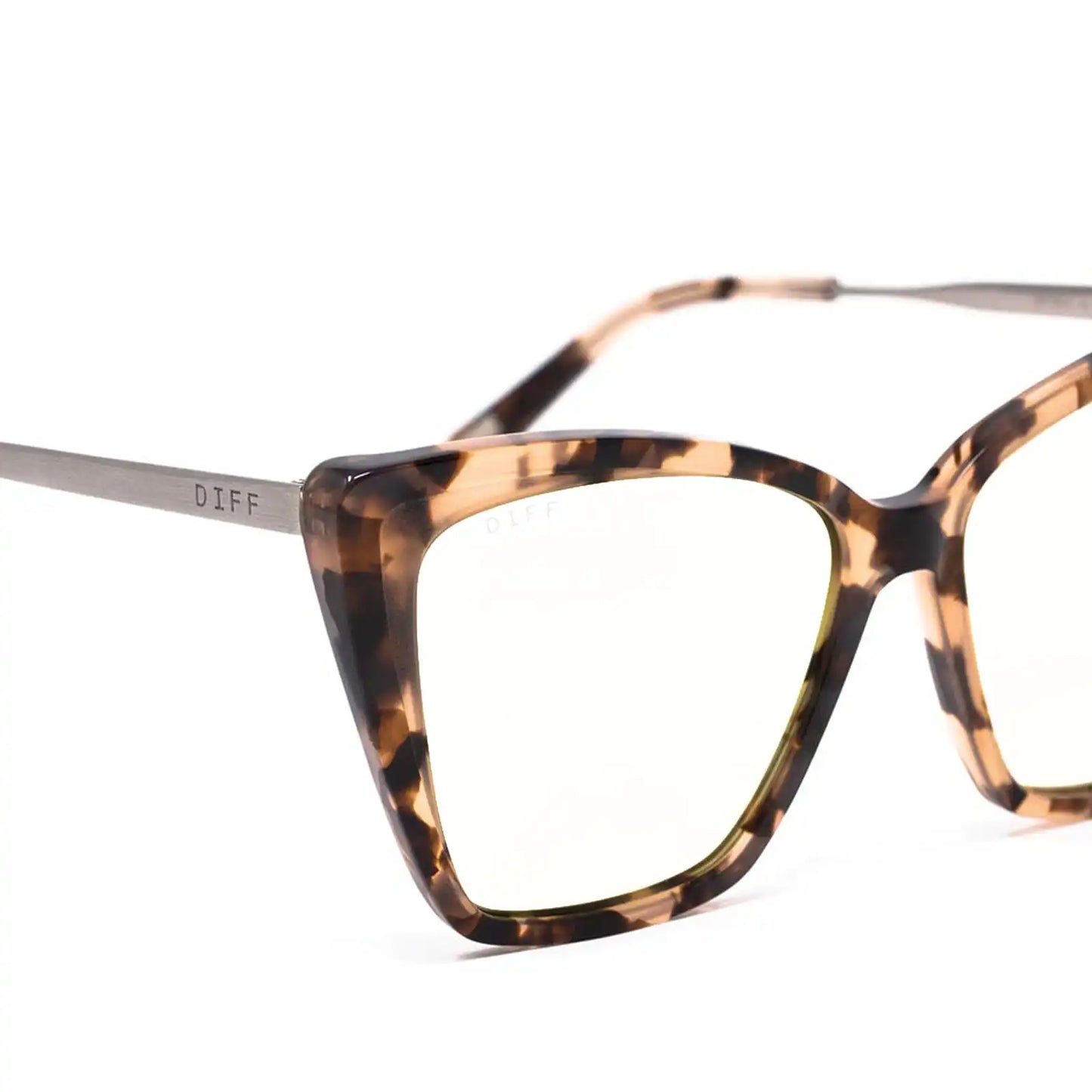 BECKY II - HIMALAYAN TORTOISE + BLUE LIGHT TECHNOLOGY GLASSES