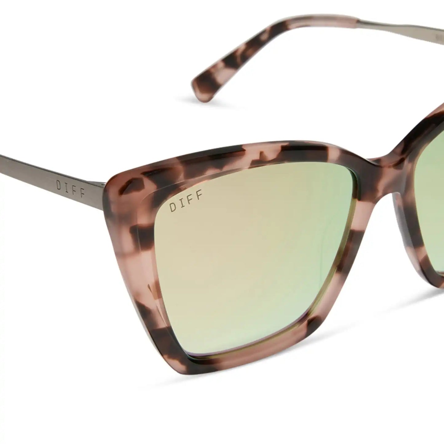 BECKY II - HIMALAYAN TORTOISE + TAUPE MIRROR + POLARIZED SUNGLASSES