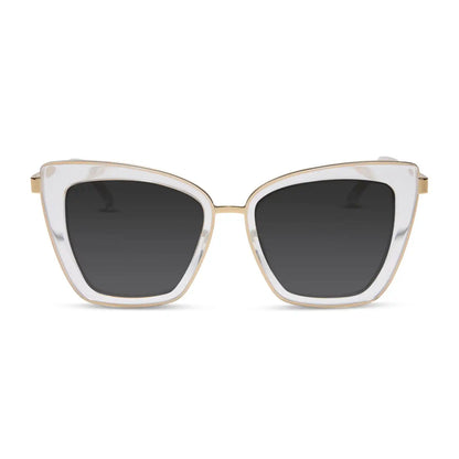BECKY IV - CLEAR CRYSTAL + GOLD + GLASSES