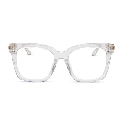 BELLA - CLEAR CRYSTAL + GOLD + GLASSES
