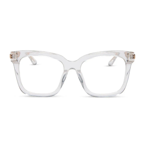 BELLA - CLEAR CRYSTAL + GOLD + GLASSES