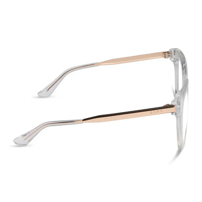 BELLA - CLEAR CRYSTAL + GOLD + GLASSES