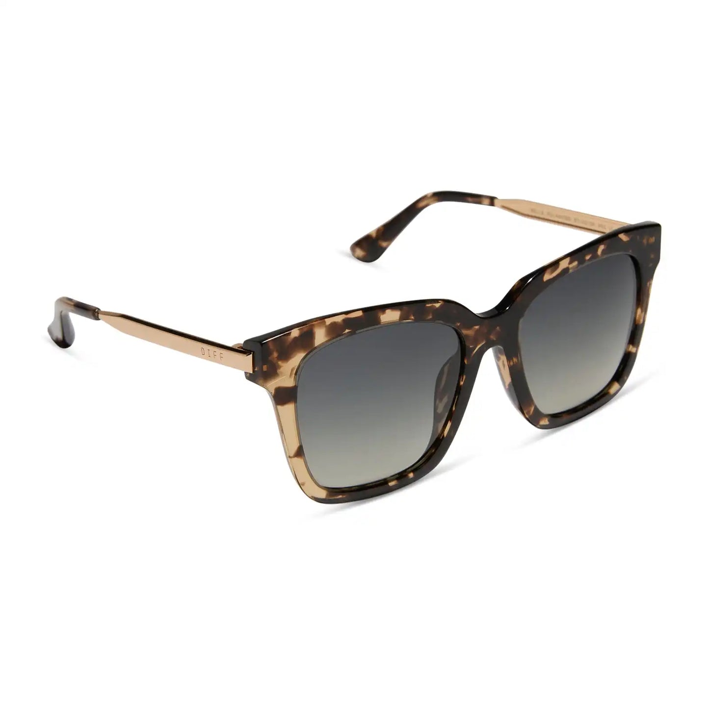 BELLA - ESPRESSO TORTOISE + GREY GRADIENT + POLARIZED SUNGLASSES