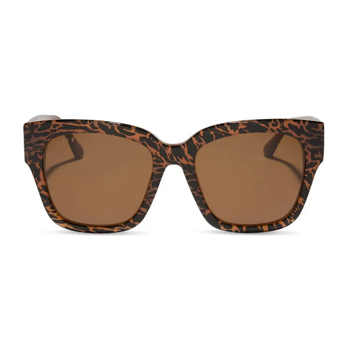 BELLA II - ANIMAL + BROWN SUNGLASSES