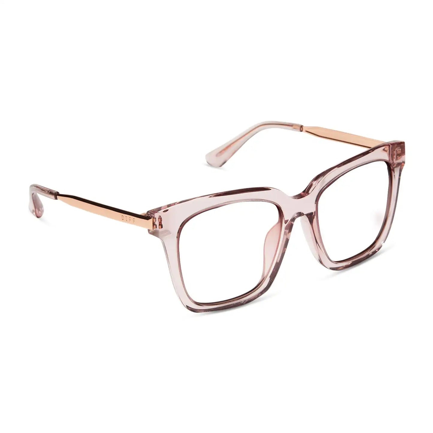BELLA - LIGHT PINK CRYSTAL + GLASSES