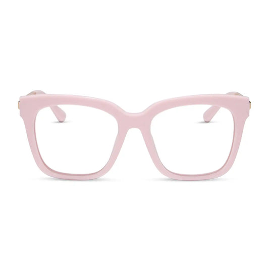 BELLA - POWDER PINK + GOLD + GLASSES