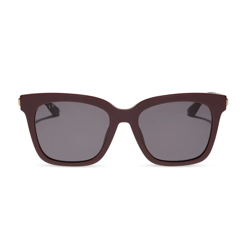 BELLA - RUGBY RED + GREY + SUNGLASSES