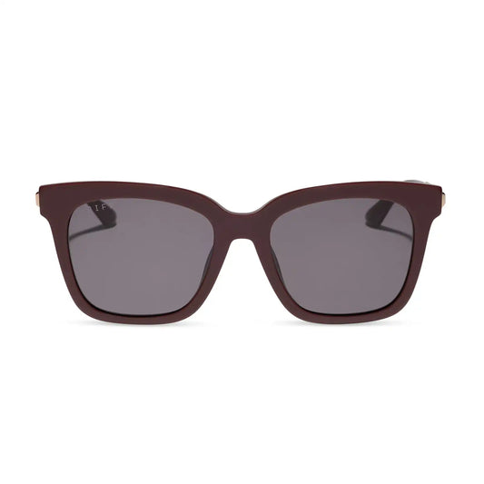 BELLA - RUGBY RED + GREY + SUNGLASSES