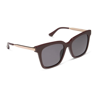 BELLA - RUGBY RED + GREY + SUNGLASSES