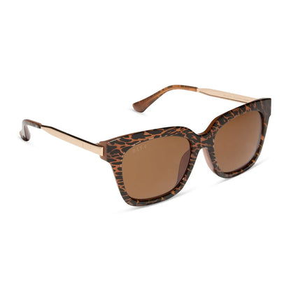 BELLA XS - ANIMAL + BROWN SUNGLASSES
