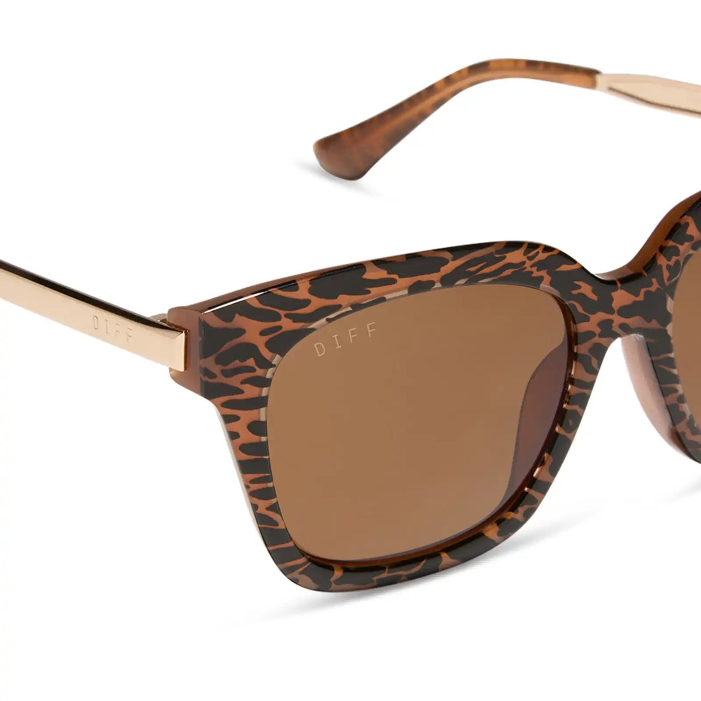 BELLA XS - ANIMAL + BROWN SUNGLASSES