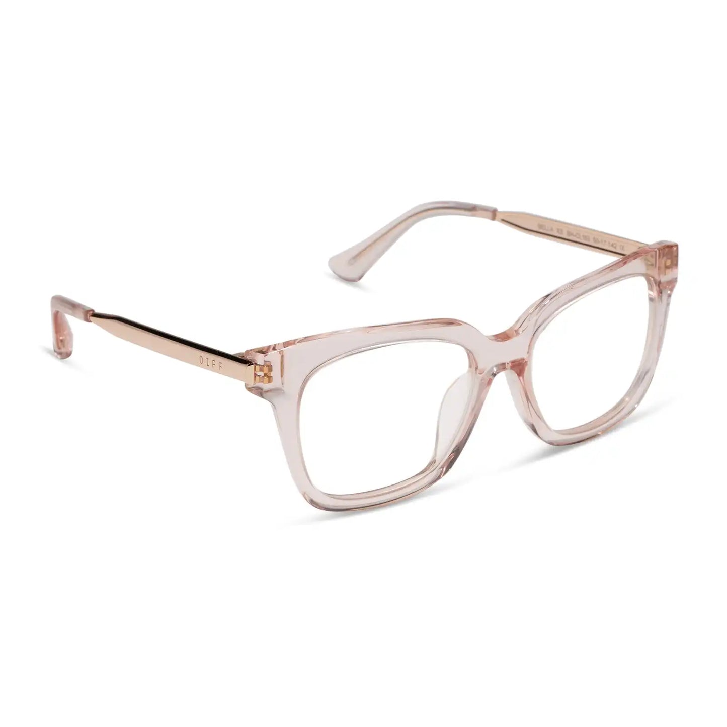 BELLA XS - BLUSH CRYSTAL + GLASSES