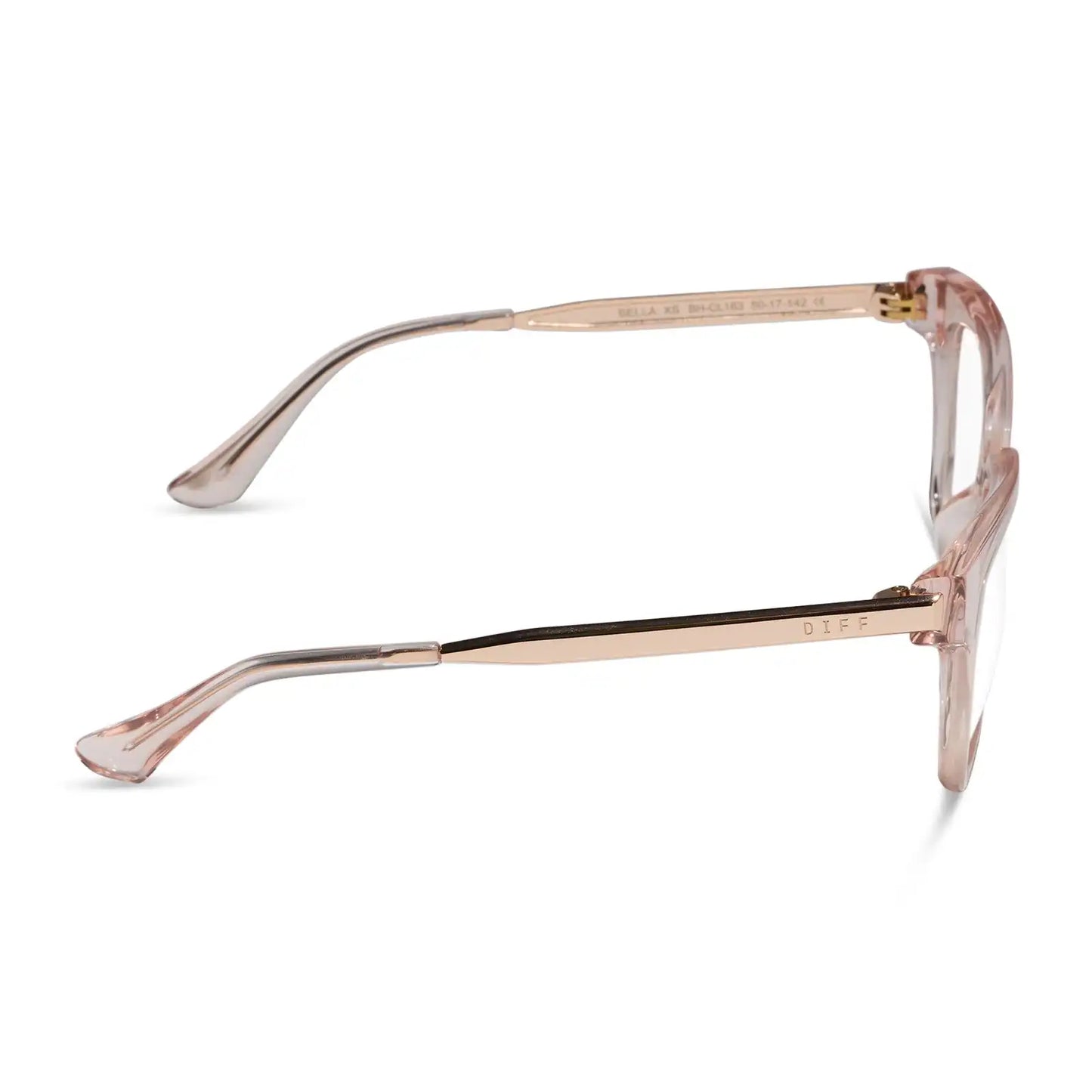 BELLA XS - BLUSH CRYSTAL + GLASSES