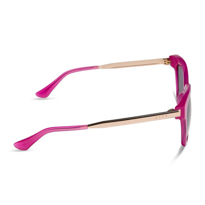 BELLA XS - BRIGHT TULIP + GOLD + GREY GRADIENT SUNGLASSES