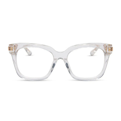 BELLA XS - CLEAR CRYSTAL + GOLD + GLASSES