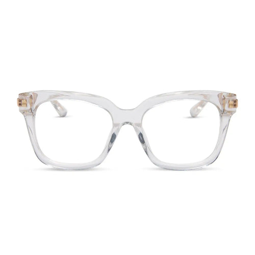 BELLA XS - CLEAR CRYSTAL + GOLD + GLASSES