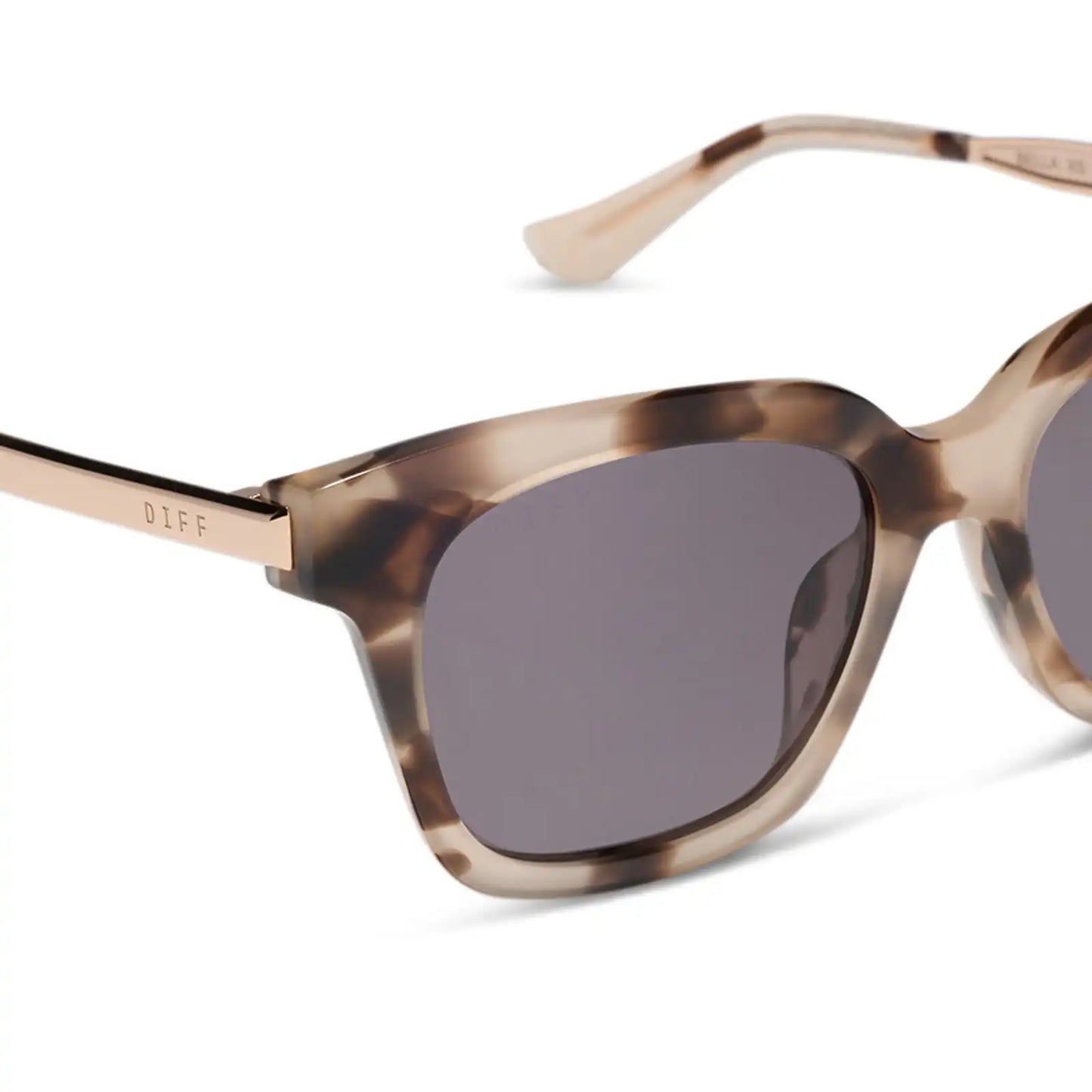 BELLA XS - CREAM TORTOISE + SOLID GREY SUNGLASSES