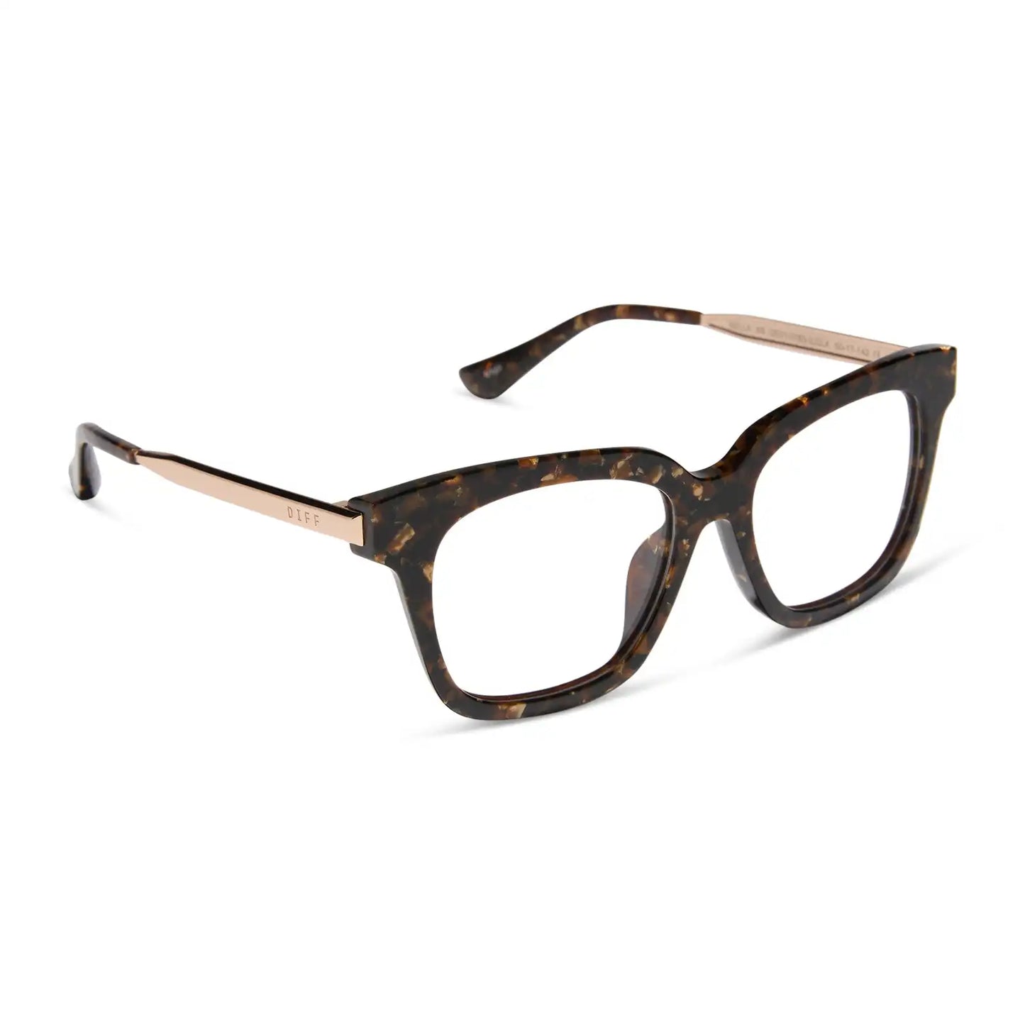 BELLA XS - GLITTER TORTOISE + GLASSES