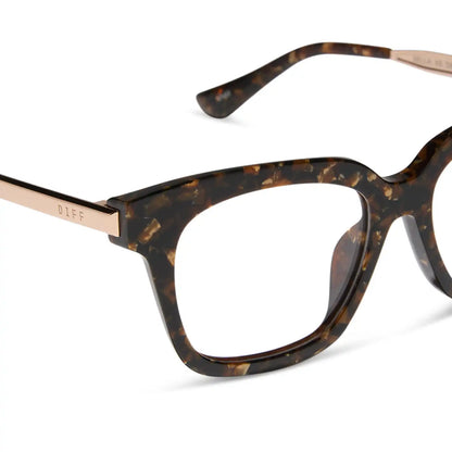 BELLA XS - GLITTER TORTOISE + GLASSES
