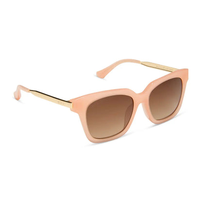 BELLA XS - PEACH + BROWN + POLARIZED SUNGLASSES