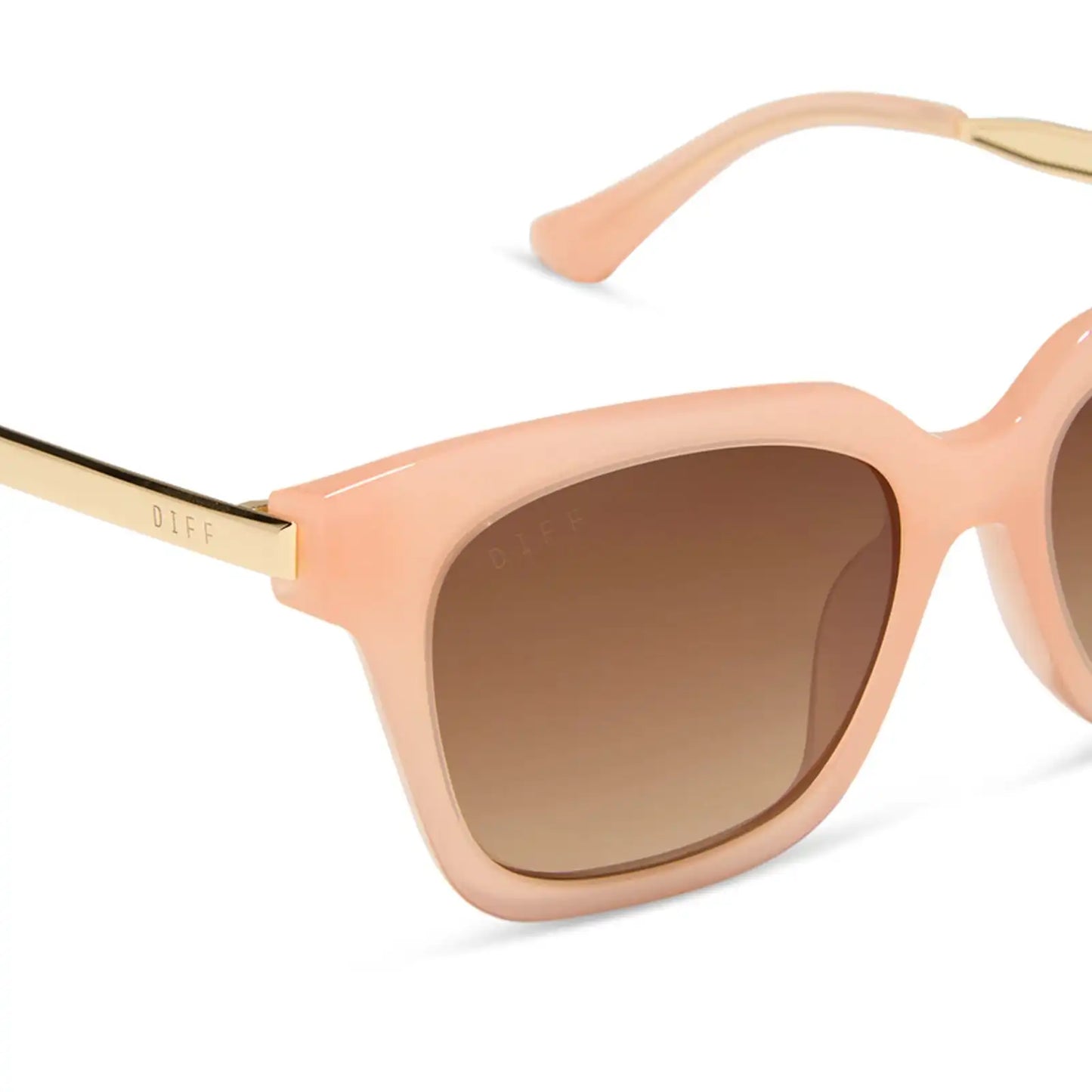 BELLA XS - PEACH + BROWN + POLARIZED SUNGLASSES