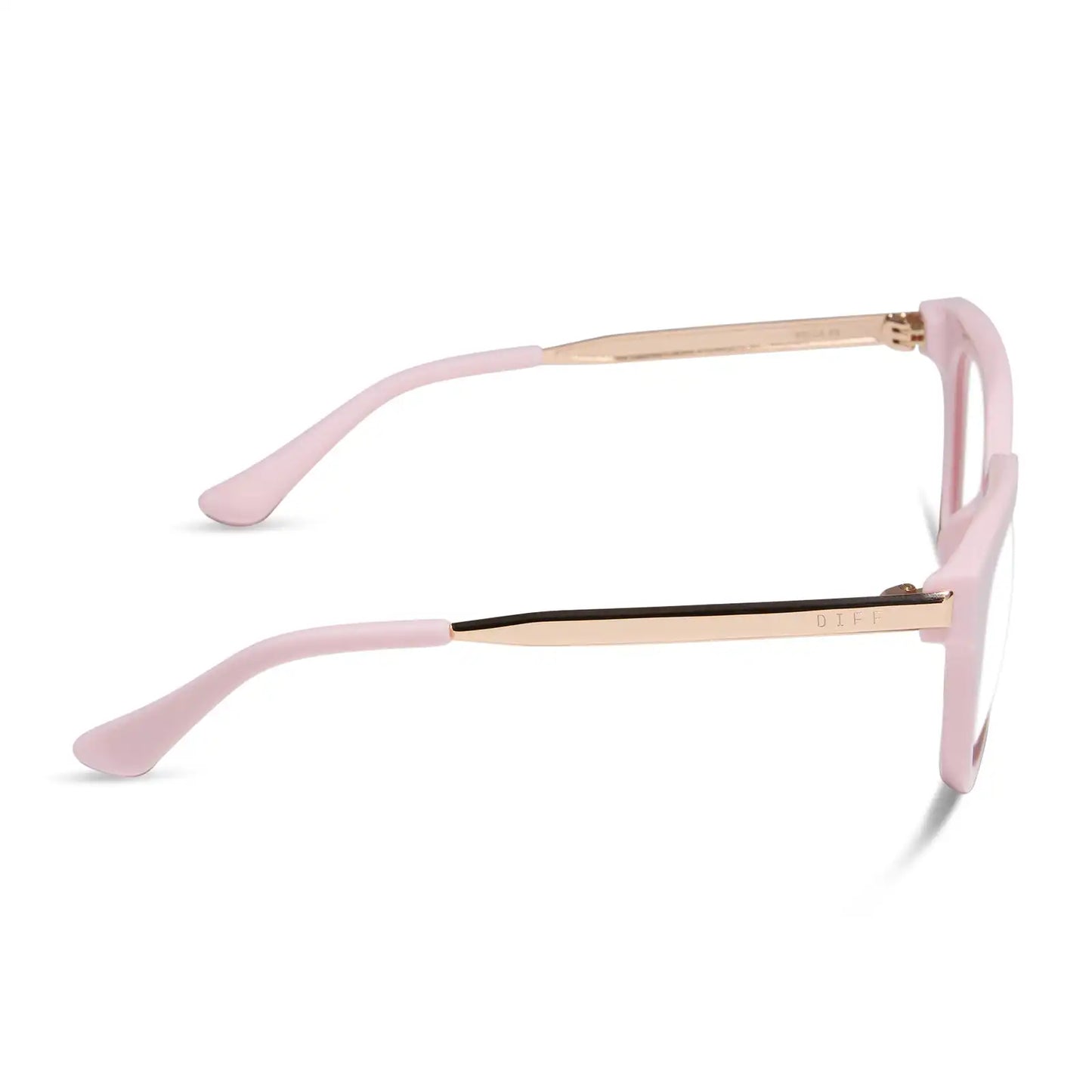 BELLA XS - POWDER PINK + GOLD + GLASSES